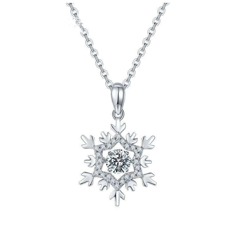 Moissanite Silver Necklace, Quality Necklace Online., Smart Silver Pendant - available at Sparq Mart