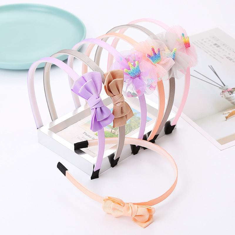 Comfortable Cloth Headband, Kids Bow Accessory, Korean Children Headband - available at Sparq Mart