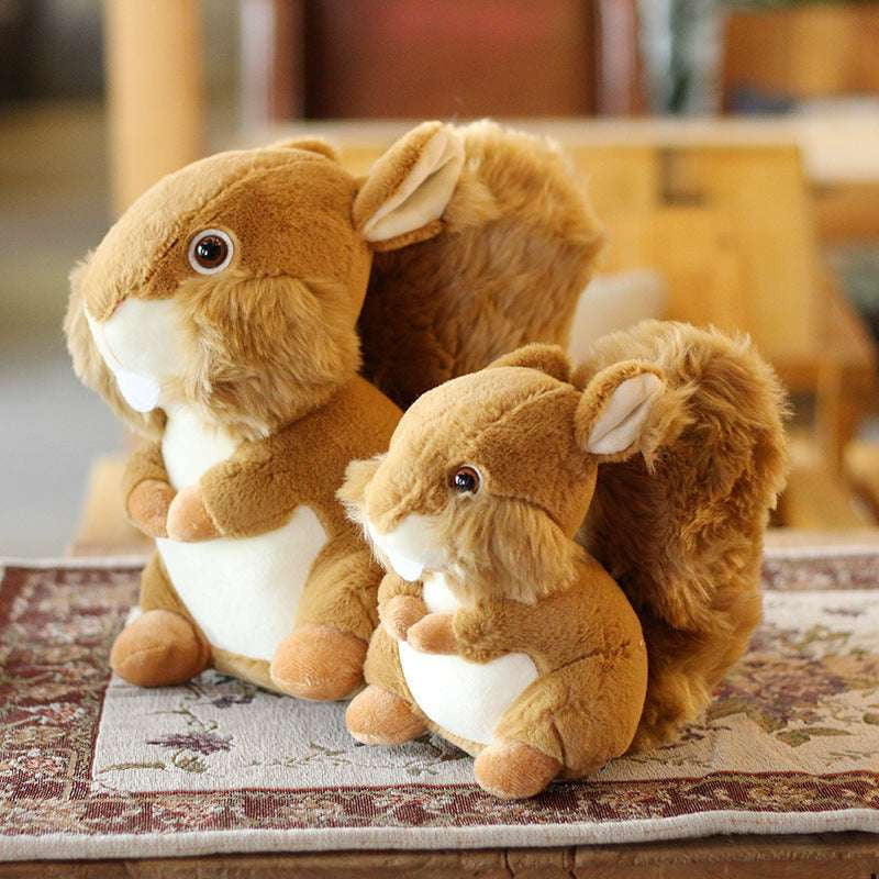 Cute Plush Collectibles, Plush Toy Gift, Squirrel Plush Decor - available at Sparq Mart