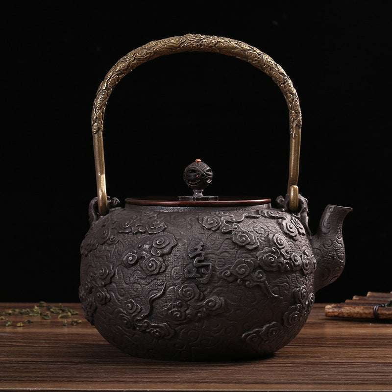 Antique Uncoated Iron Pots, Old Craftsmanship Iron Pots, Traditional Japanese Iron Pots - available at Sparq Mart