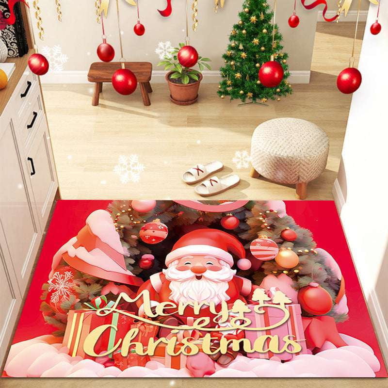 Bay Window Christmas Rug, Christmas Bedside Carpet, Festive Bedroom Carpets - available at Sparq Mart