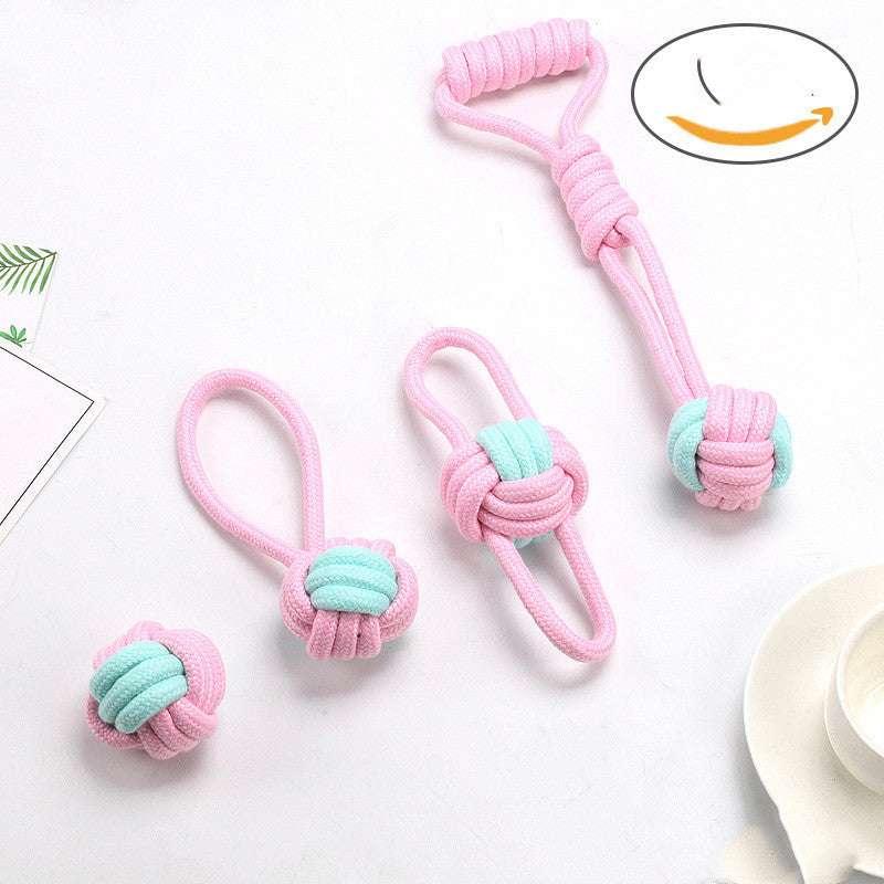 Bite-resistant Toy Set, Molar Rope Toy, Teeth Cleaning Rope - available at Sparq Mart