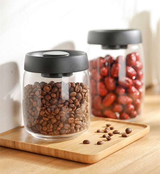 Glass jar set, Press glass jar, Vacuum glass jar - available at Sparq Mart