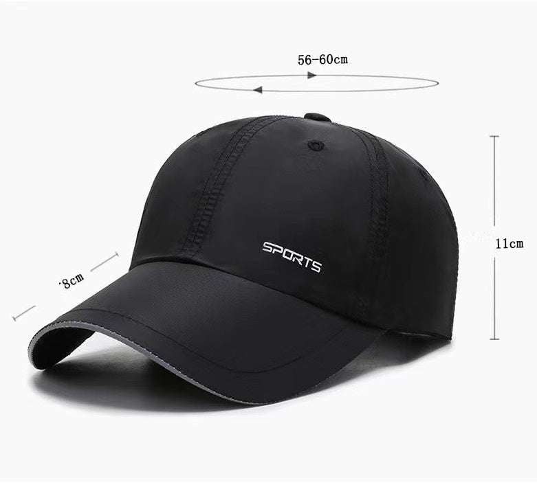 Quick-Dry Cap, Sun Protection Hat, Unisex Outdoor Hat - available at Sparq Mart