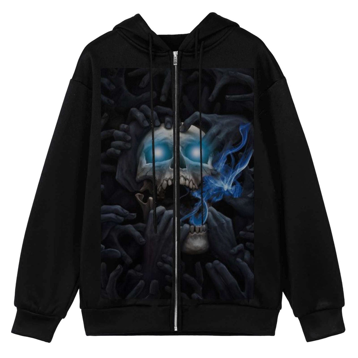 Butterfly Graphic Hoodie, Casual Hoodie Trend, Fashion Drill Sweatshirt - available at Sparq Mart