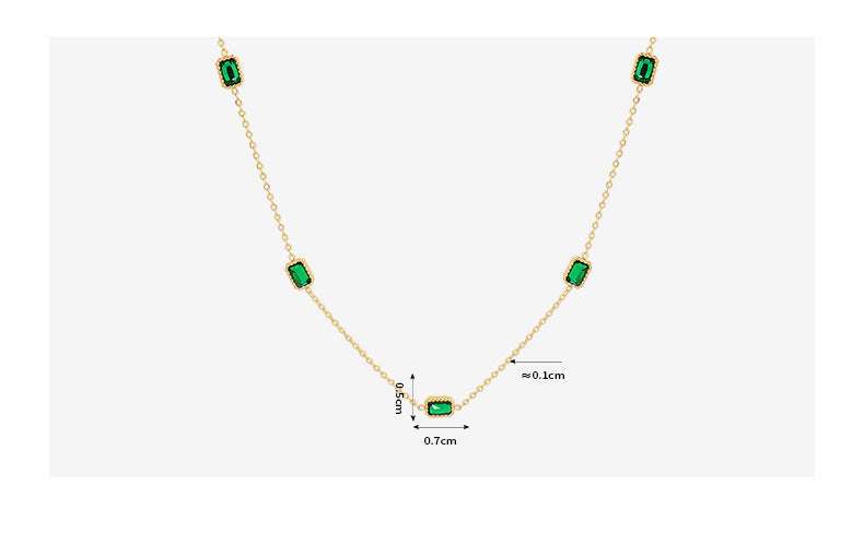 Buy Clavicle Chain, Natural Emerald Clavicle Chain, Wholesale Clavicle Chain - available at Sparq Mart