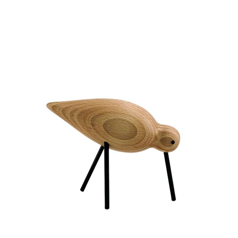 Beechwood Bird Ornament, Handcrafted Decorative Accent, Sustainable Wood Decor - available at Sparq Mart