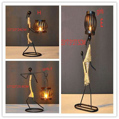 Elegant Candlestick Set, Girls Room Decor, Iron Candle Holder - available at Sparq Mart