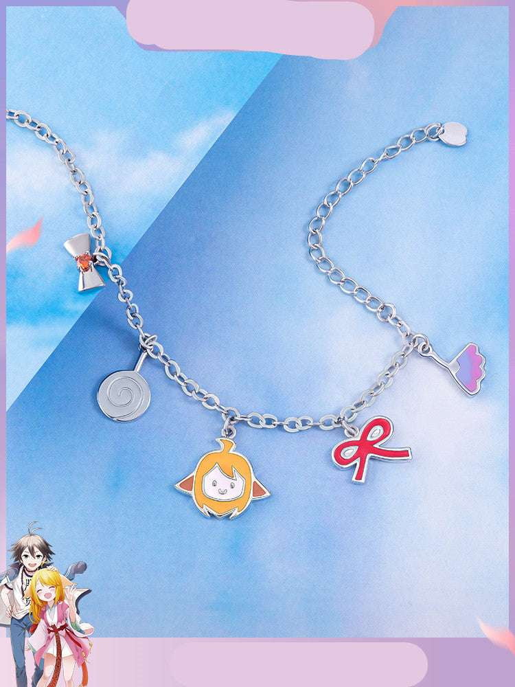 Cute Kitty Charm Bracelet, Gold Plated Animation Bracelet, Susu Girlfriends Bracelet - available at Sparq Mart