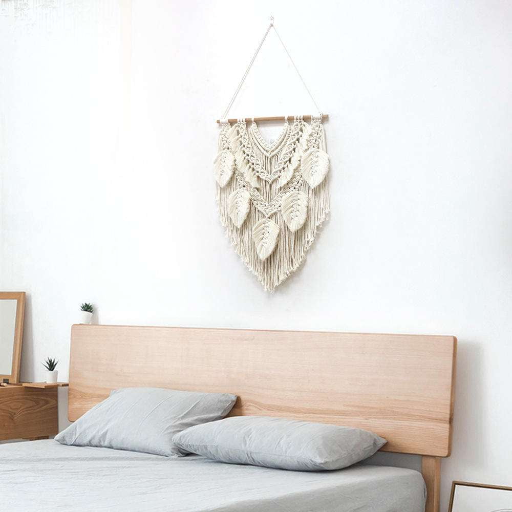 Bohemian Home Accents, Cotton Tassel Tapestry, Handmade Wall Decor - available at Sparq Mart