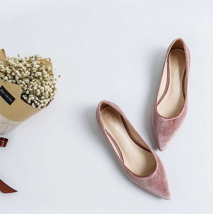 Stylish Pointed-Toe Shoes, Versatile Flats for Ladies, Women's Comfortable Flats - available at Sparq Mart