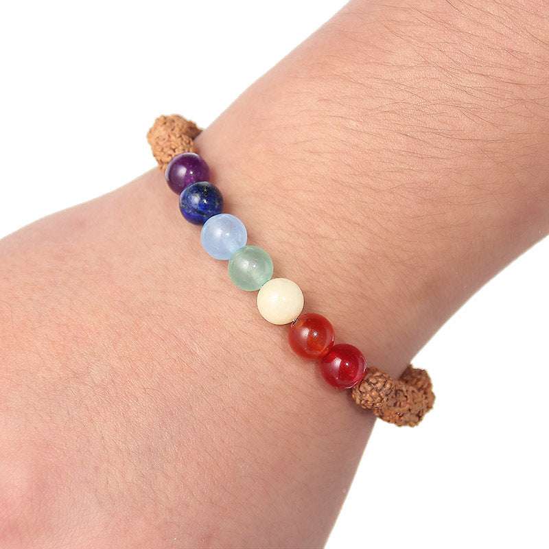 8mm size jewelry, chakra yoga beaded accessories, wholesale Chinese style bracelet - available at Sparq Mart