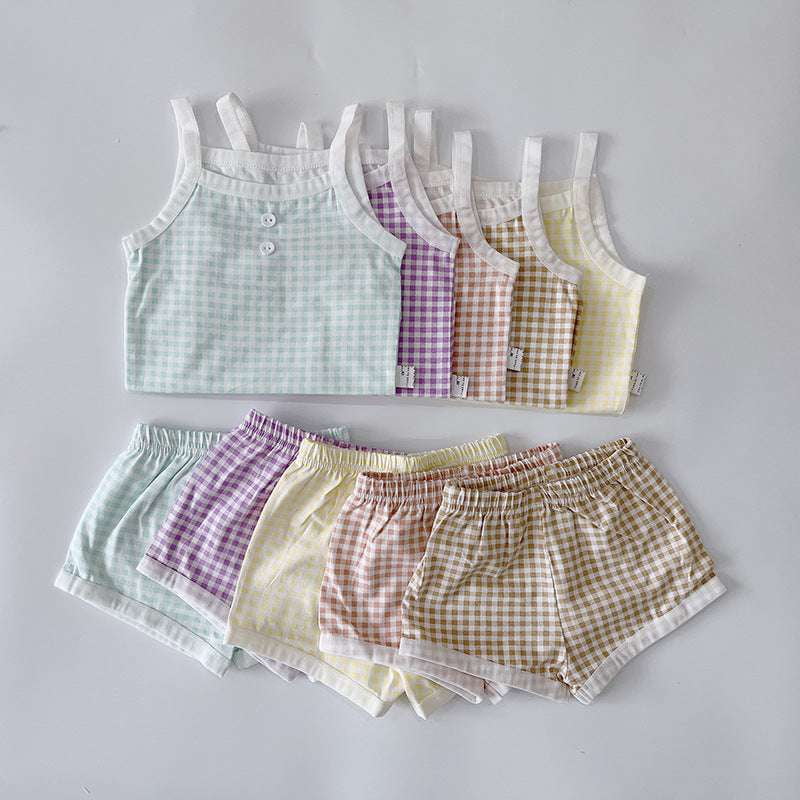 Comfortable Toddler Loungewear, Cotton Infant Outfit, Cozy Baby Summer Sets - available at Sparq Mart