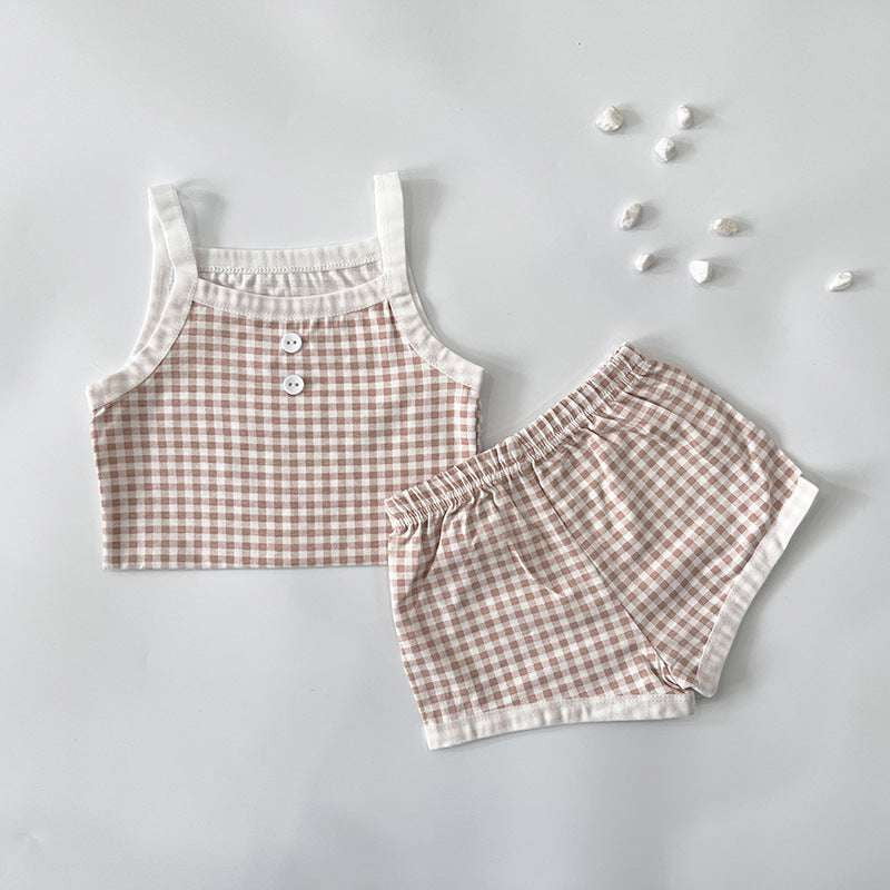 Comfortable Toddler Loungewear, Cotton Infant Outfit, Cozy Baby Summer Sets - available at Sparq Mart