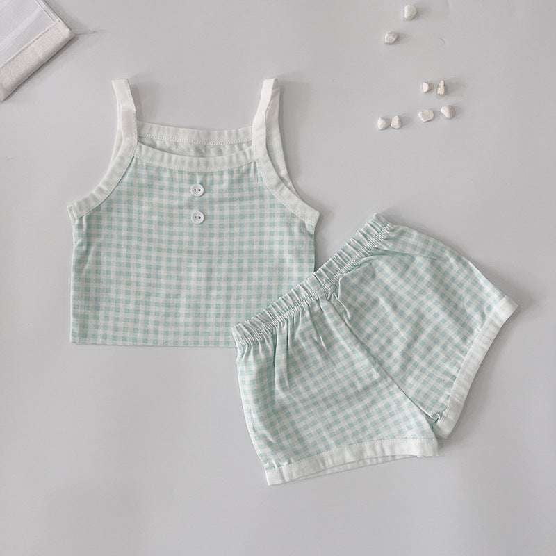 Comfortable Toddler Loungewear, Cotton Infant Outfit, Cozy Baby Summer Sets - available at Sparq Mart