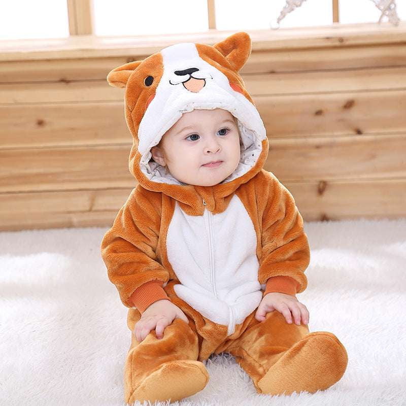 baby romper suits, cute animal onesies, infant jumpsuit outfit - available at Sparq Mart