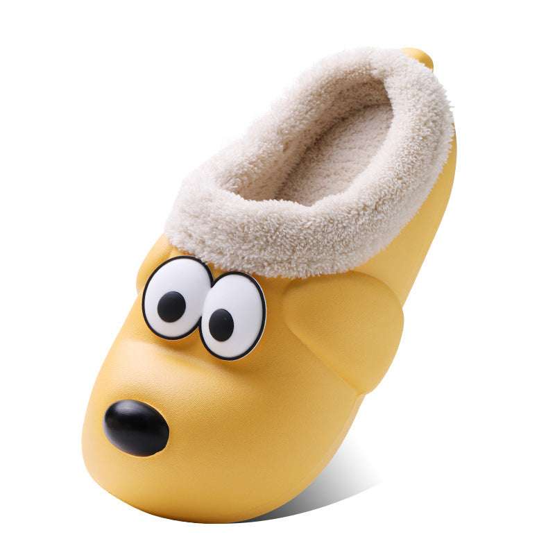 Cartoon indoor shoes, Cute household slippers, Puppy cotton slippers - available at Sparq Mart