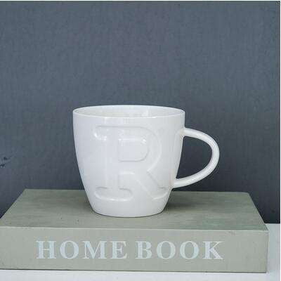 Creative English Letter Ceramic Cup, Every Occasion, Unique Gift - available at Sparq Mart