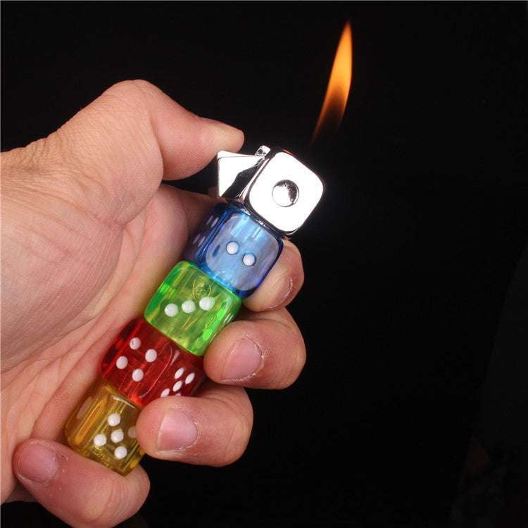 Glowing Dice Lighter, Inflatable Dice Lighter, Unique Flame Lighters - available at Sparq Mart