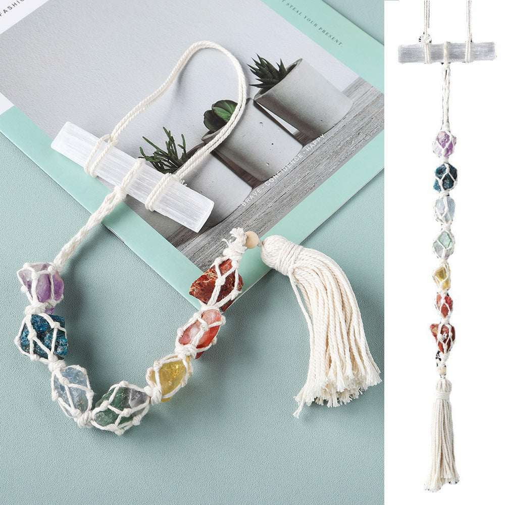 Crystal Car Charm, Gemstone Hanging Ornament, Handcrafted Crystal Decor - available at Sparq Mart