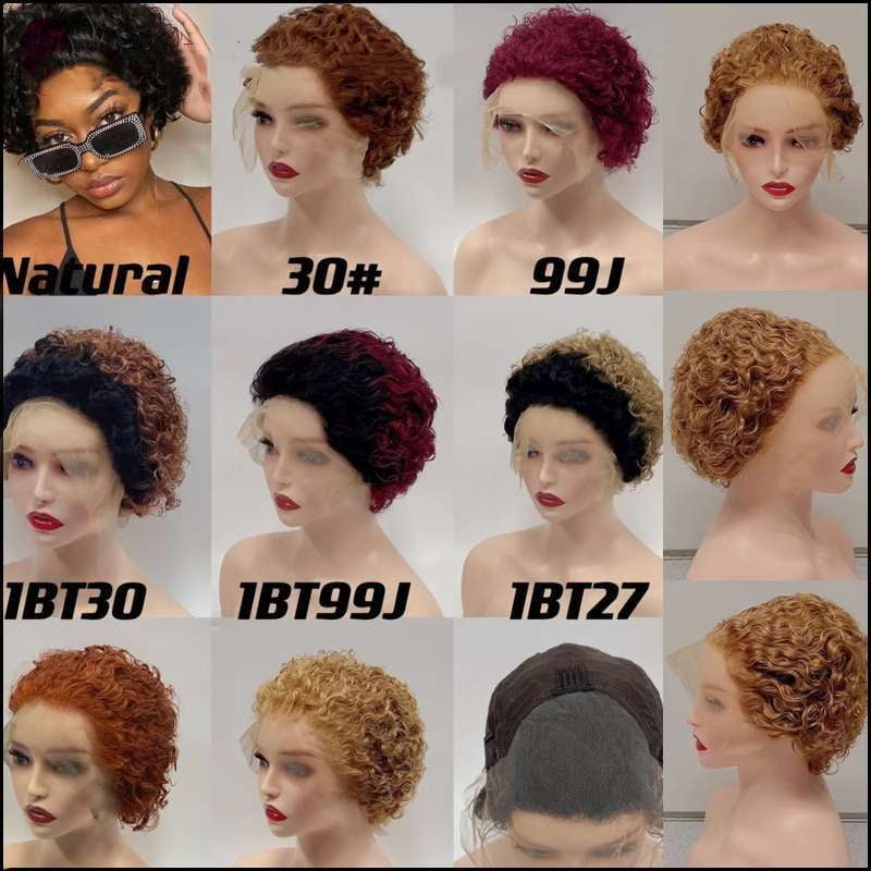 Curly Pixie Wig, Human Hair Pixie, Real Pixie Wigs - available at Sparq Mart