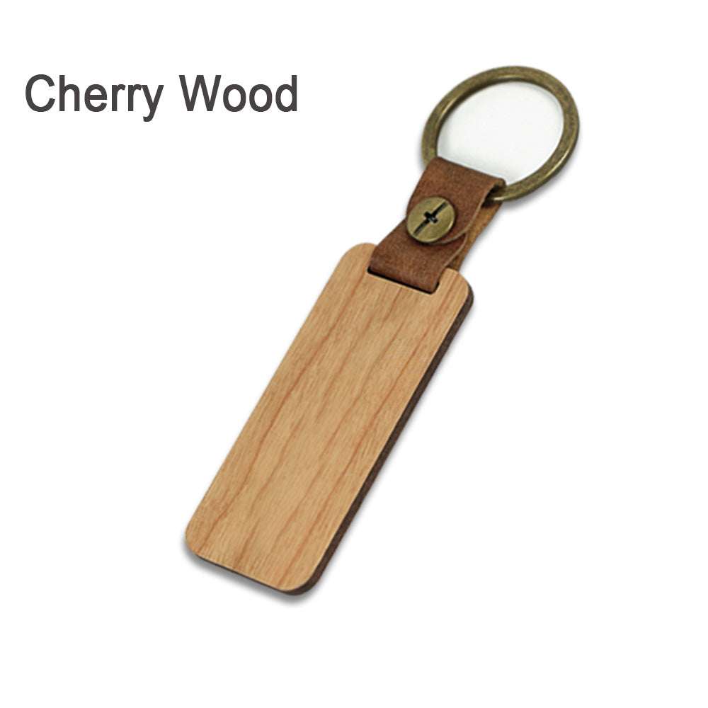 Custom Wooden Keychain, Engraved Wood Keepsake, Personalized Wood Accessory - available at Sparq Mart