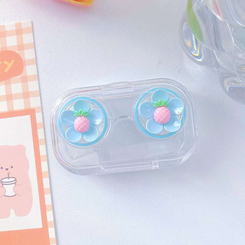 Cartoon Contact Lens Case, Durable Contact Lens Holder, Stylish Lens Storage Box - available at Sparq Mart