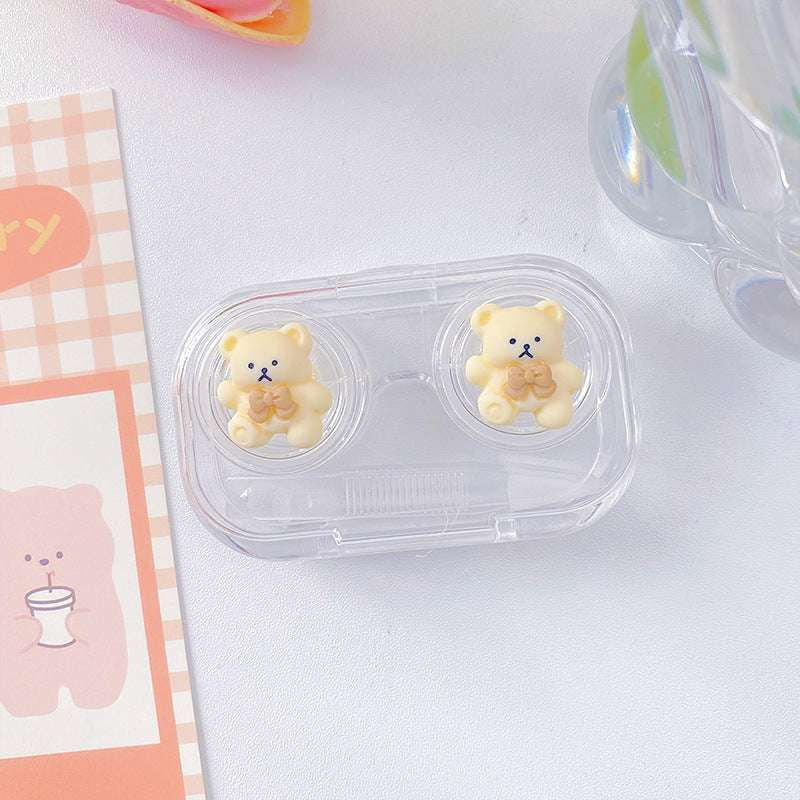 Cartoon Contact Lens Case, Durable Contact Lens Holder, Stylish Lens Storage Box - available at Sparq Mart