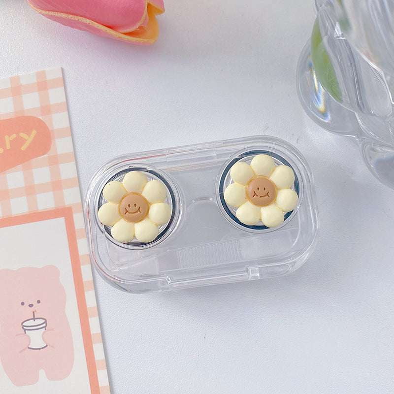 Cartoon Contact Lens Case, Durable Contact Lens Holder, Stylish Lens Storage Box - available at Sparq Mart