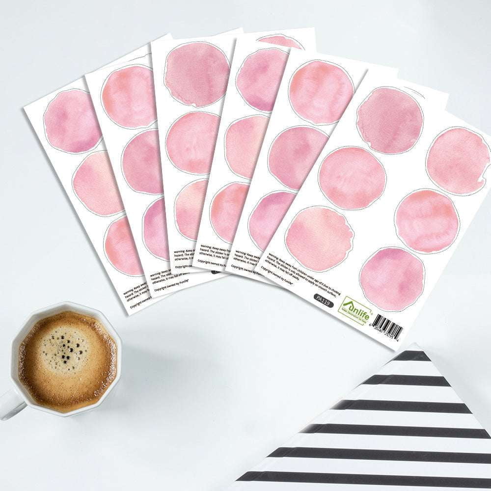 'Nursery Wall Stickers', 'Pink Dot Stickers', 'Polka Dot Decor' - available at Sparq Mart