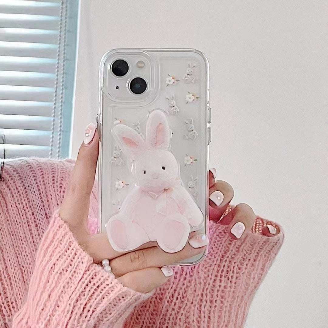 Bunny iPhone Holder, iPhone Rabbit Case, Rabbit Phone Cover - available at Sparq Mart