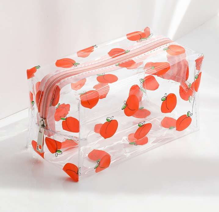 Cute Cosmetic Organizer, Large Portable Cosmetic, Transparent Wash Bag - available at Sparq Mart