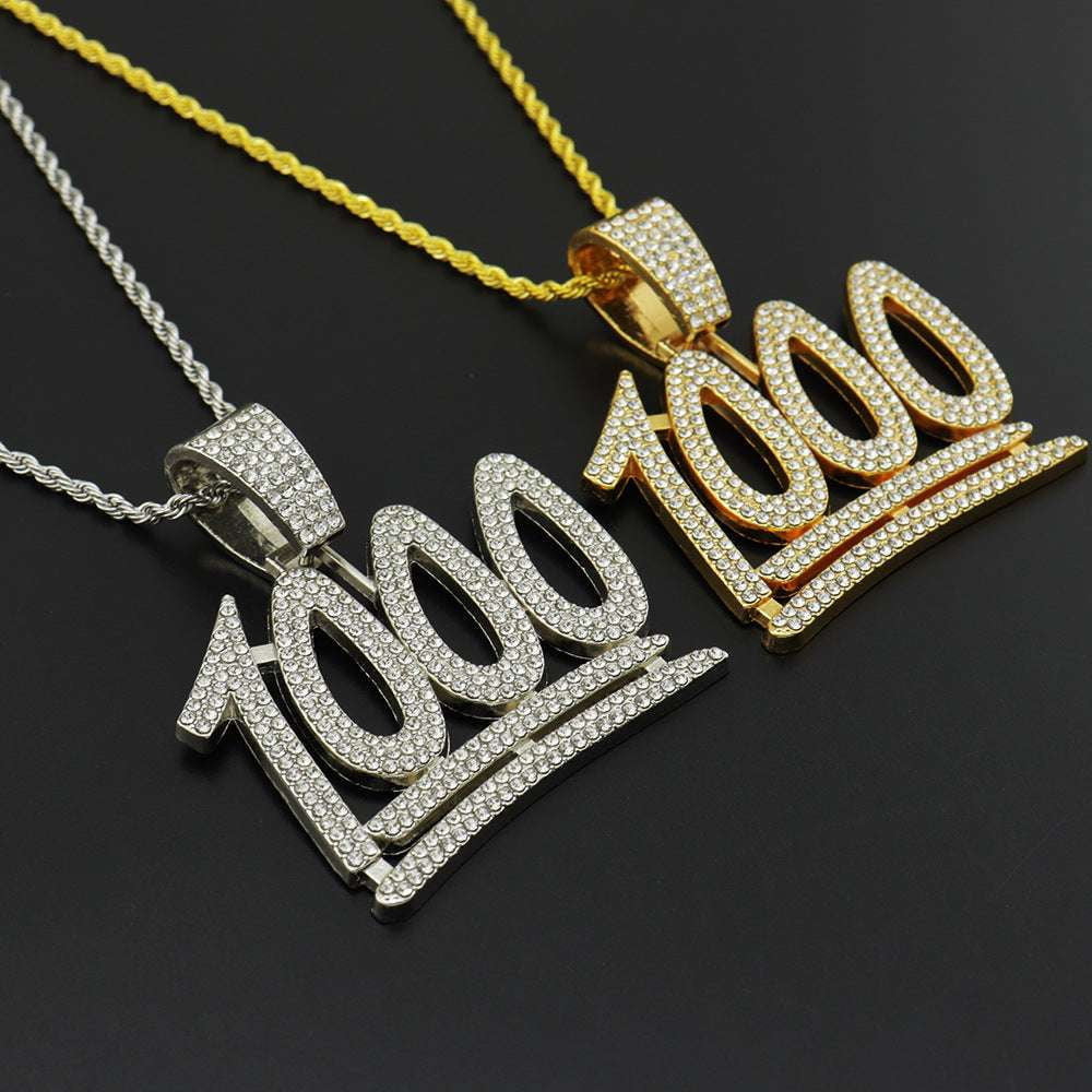 Gold Plated Necklace, Hip-Hop Necklace Gold, Men's Chain Pendant - available at Sparq Mart