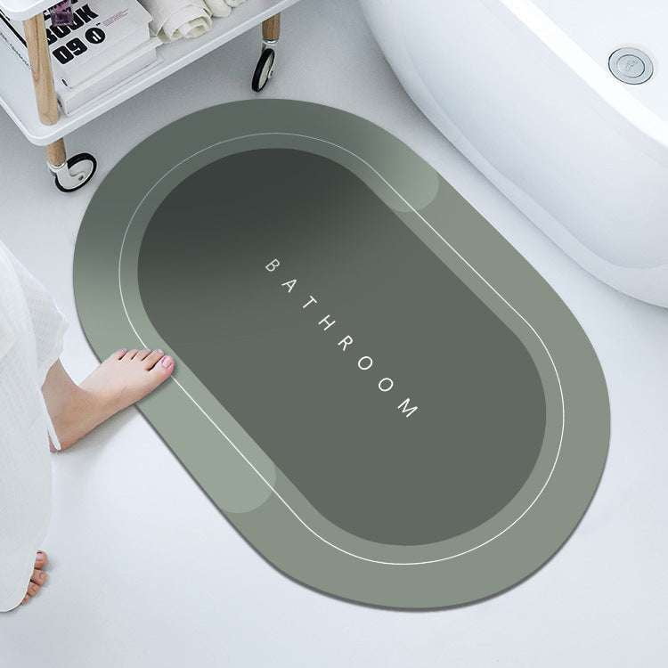 Diatomite Absorbent Mat, Machine Washable Door Mat, Quick Dry Floor Pad - available at Sparq Mart