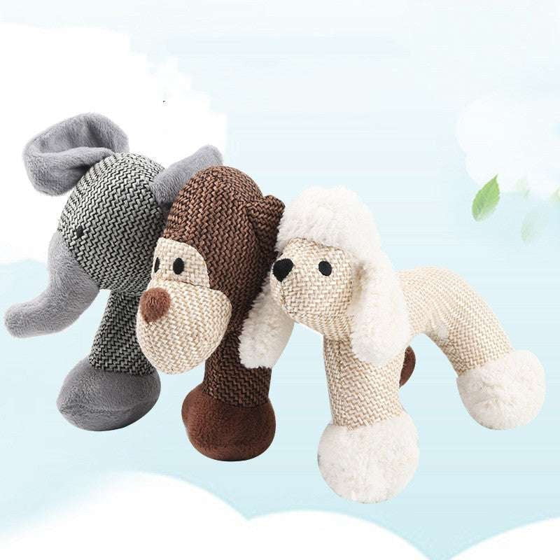 Durable Dog Plush, Safe Elephant Toy, Tear Resistant Toy - available at Sparq Mart