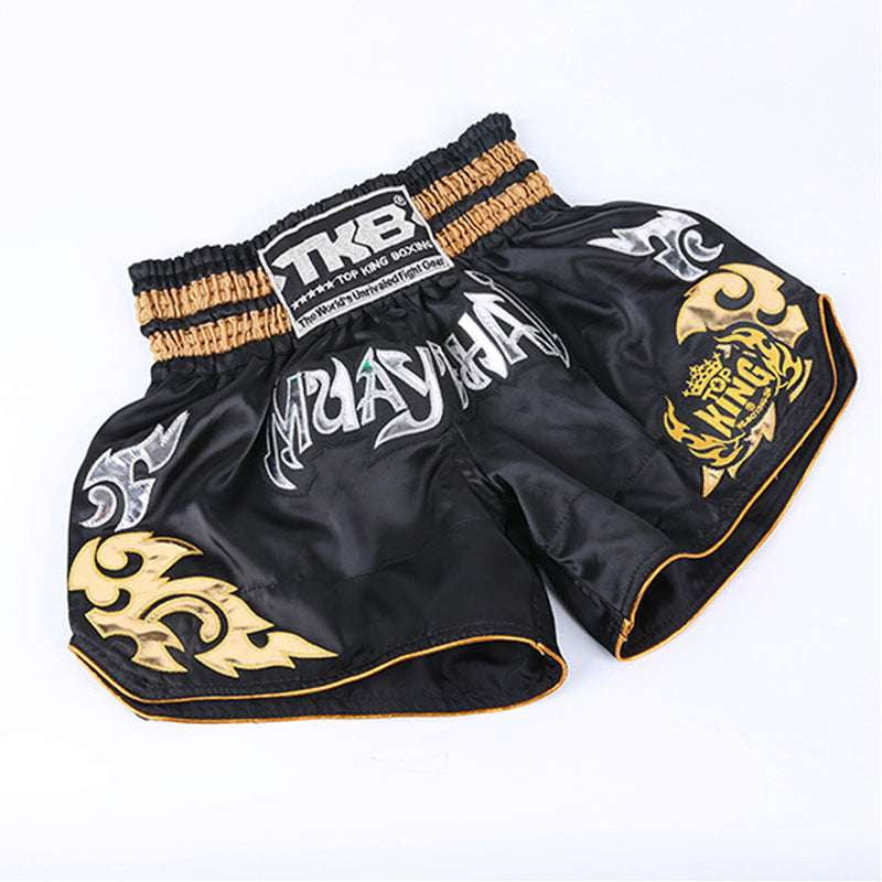 Combat Sports Apparel, Martial Arts Gear, Sanda Fighting Shorts - available at Sparq Mart