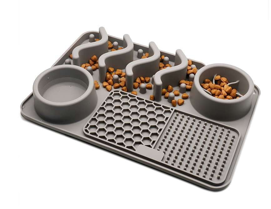 basin mat pet, durable dinner pad, slow feeder bowl - available at Sparq Mart