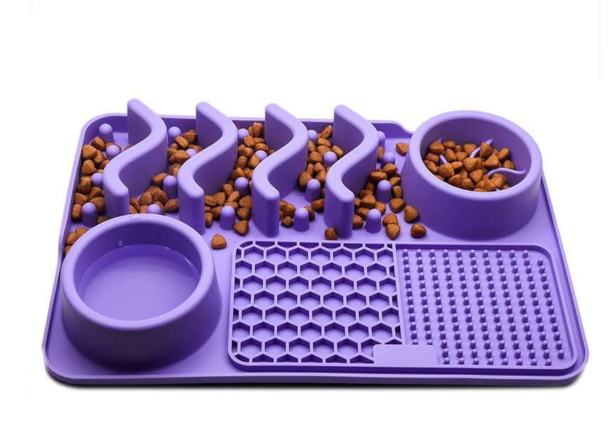 basin mat pet, durable dinner pad, slow feeder bowl - available at Sparq Mart