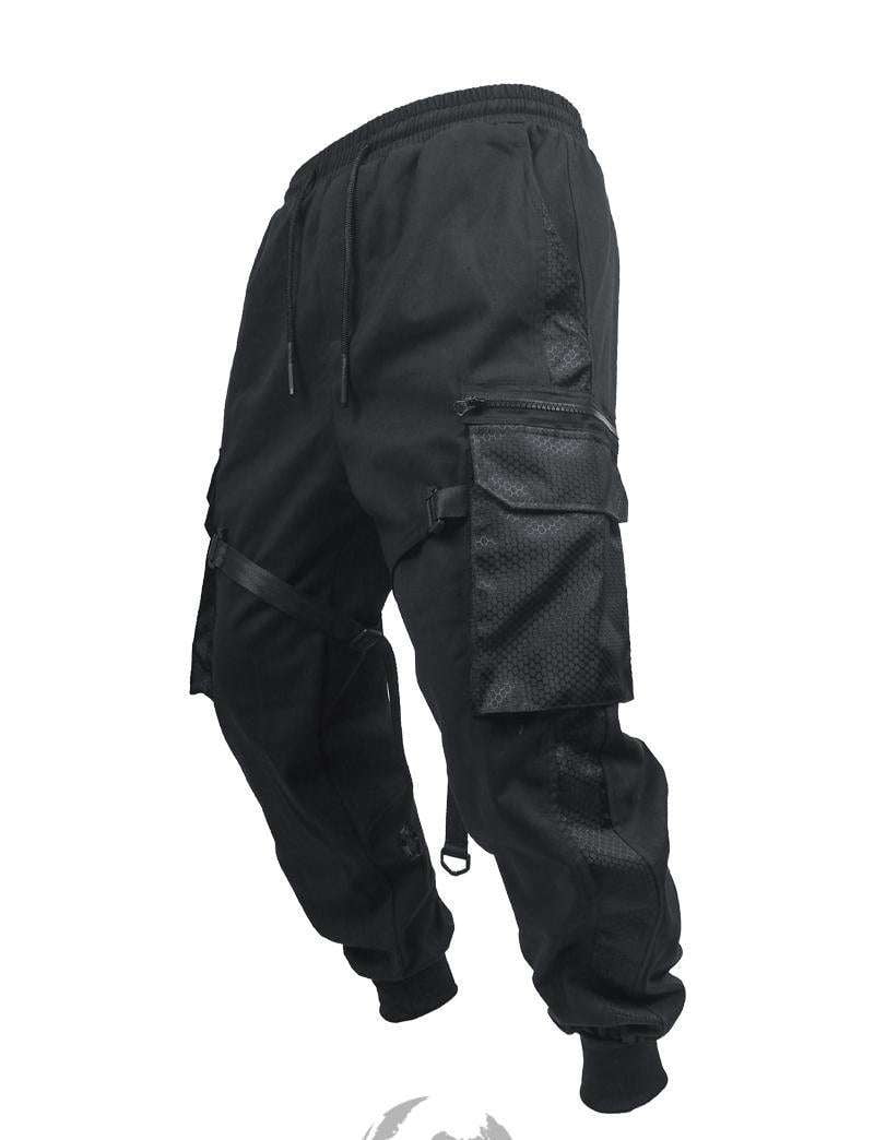 Durable Splicing Trousers, Functional Paratrooper Pants, Tactical Work Leggings - available at Sparq Mart