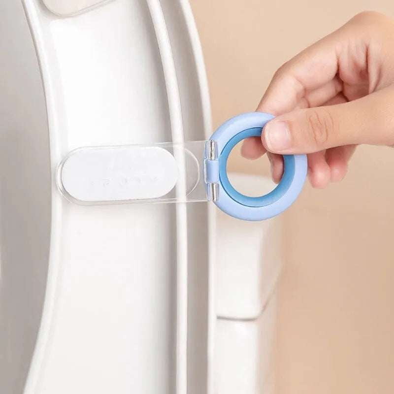 adhesive lid opener, easy-install toilet lifter, hygienic seat handle - available at Sparq Mart