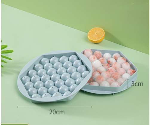 durable ice tray, freezer tray lid, rounded ice molds - available at Sparq Mart