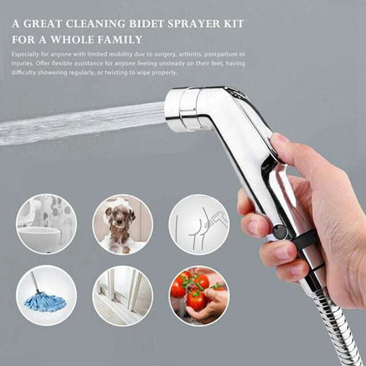 Bathroom Hygiene Enhancer, Easy Install Spray Gun, Toilet Cleaning Nozzle - available at Sparq Mart