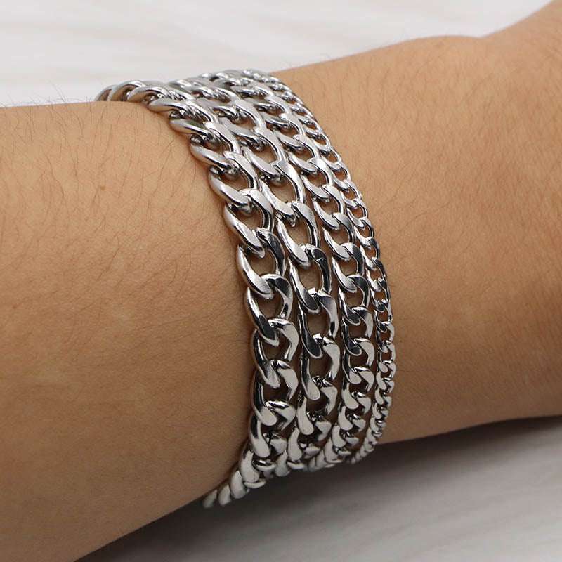 Affordable Elegance Jewelry, autopostr_pinterest_64088, Stainless Steel Bracelet, Unisex Chain Bracelet - available at Sparq Mart