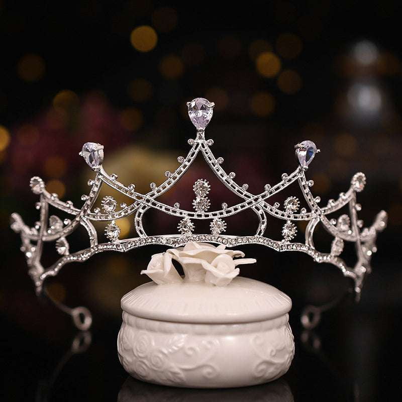 Bridal Crown Tiara, Elegant Bridal Headpiece, Wedding Hair Jewelry - available at Sparq Mart