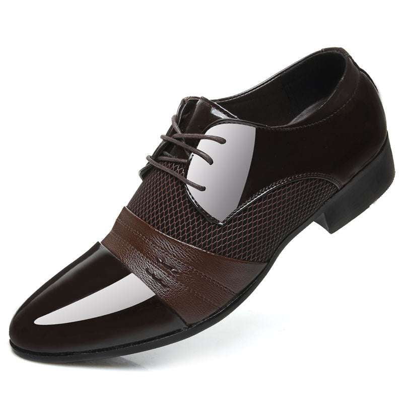 business casual shoes, elegant dress shoes, men's leather formal - available at Sparq Mart