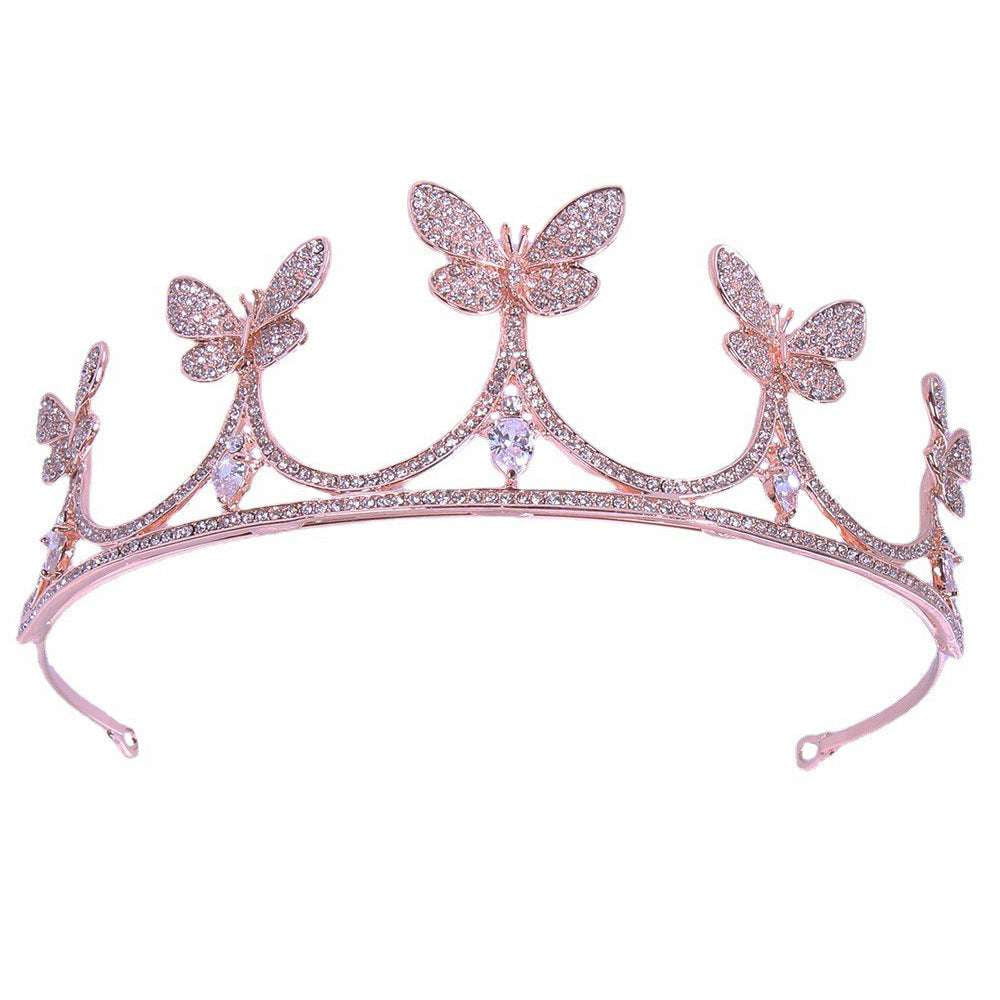 Bridal Zircon Tiara Crown, Luxury Wedding Crown Tiara, Sparkling Bridal Headpiece - available at Sparq Mart