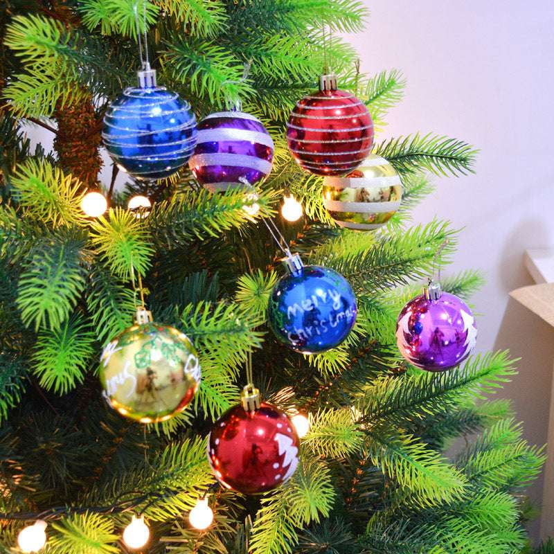 Christmas Ball Ornaments, Festive Tree Decorations, Holiday Shimmering Spheres - available at Sparq Mart