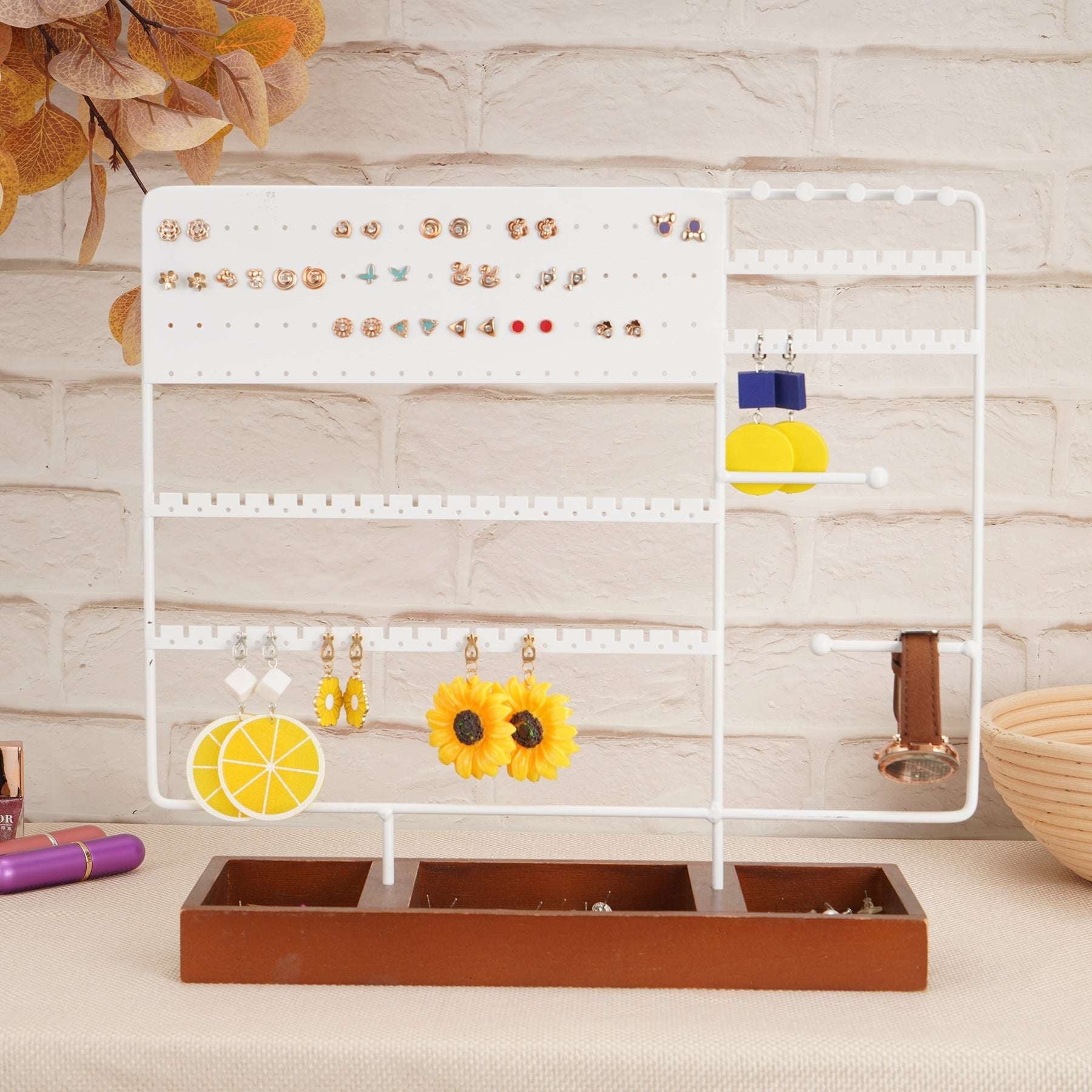 Chic Earring Holder, Elegant Earring Stand, Jewelry Display Organizer - available at Sparq Mart