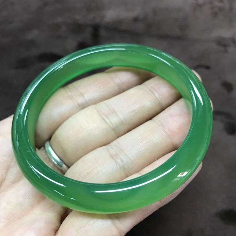 Elegant Jade Bangle, Jade Bracelet Fashion, Luxury Couple Bracelet - available at Sparq Mart