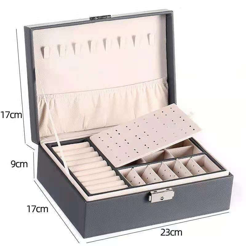 Leather Jewelry Storage, Luxury Accessory Case, Organizer Watch Box - available at Sparq Mart